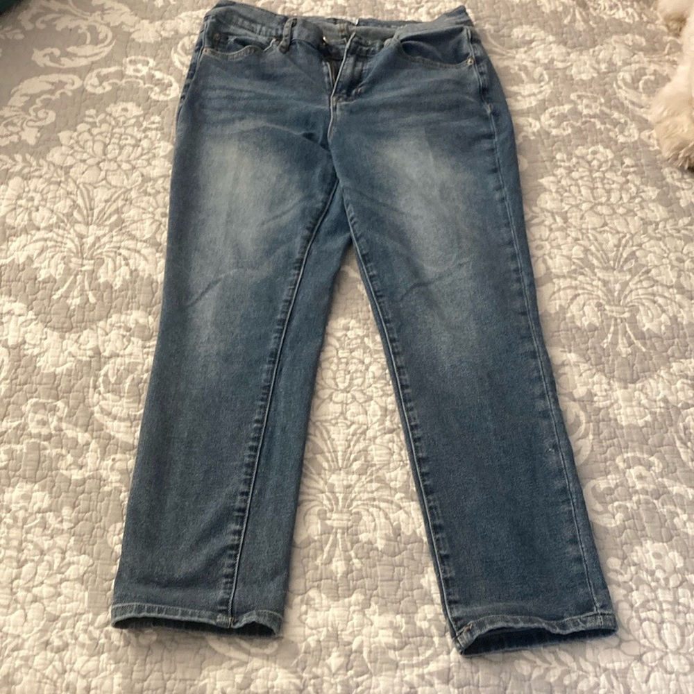 Nicole Miller SOHO High Rise Skinny Crop Jeans